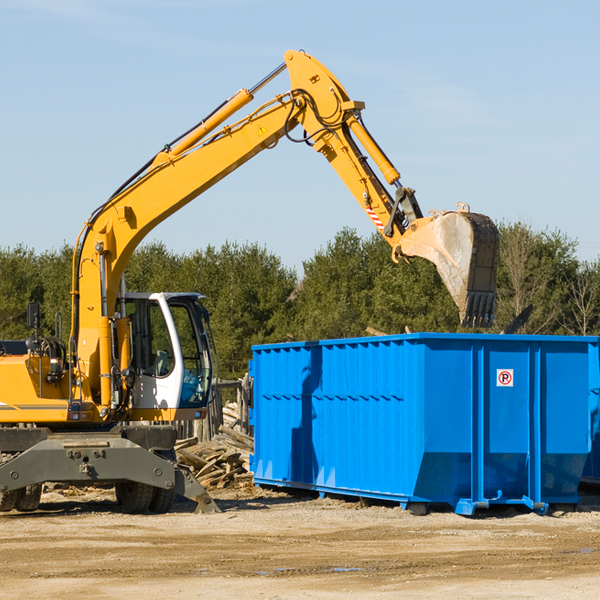 can i request a rental extension for a residential dumpster in Heartwell NE